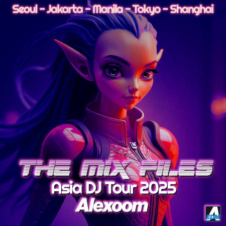 Img_TheMixFiles_450 A beautiful alien girl, Cover image of the coming album The Mix Files by Alexoom.